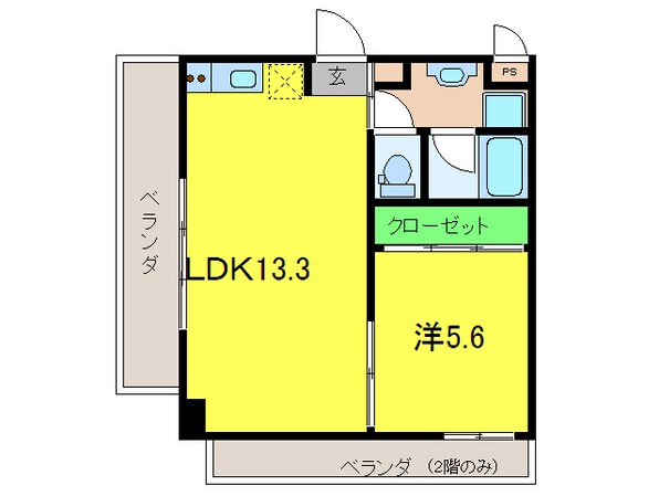 グランリ－オの物件間取画像